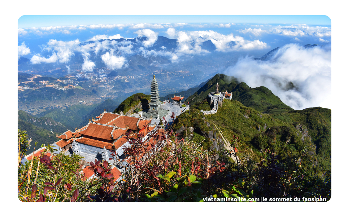 Fansipan est une montagne du Vietnam. Sa hauteur était de 3 143 mètres en 1909, et elle s'élève actuellement à 3 147,3 mètres