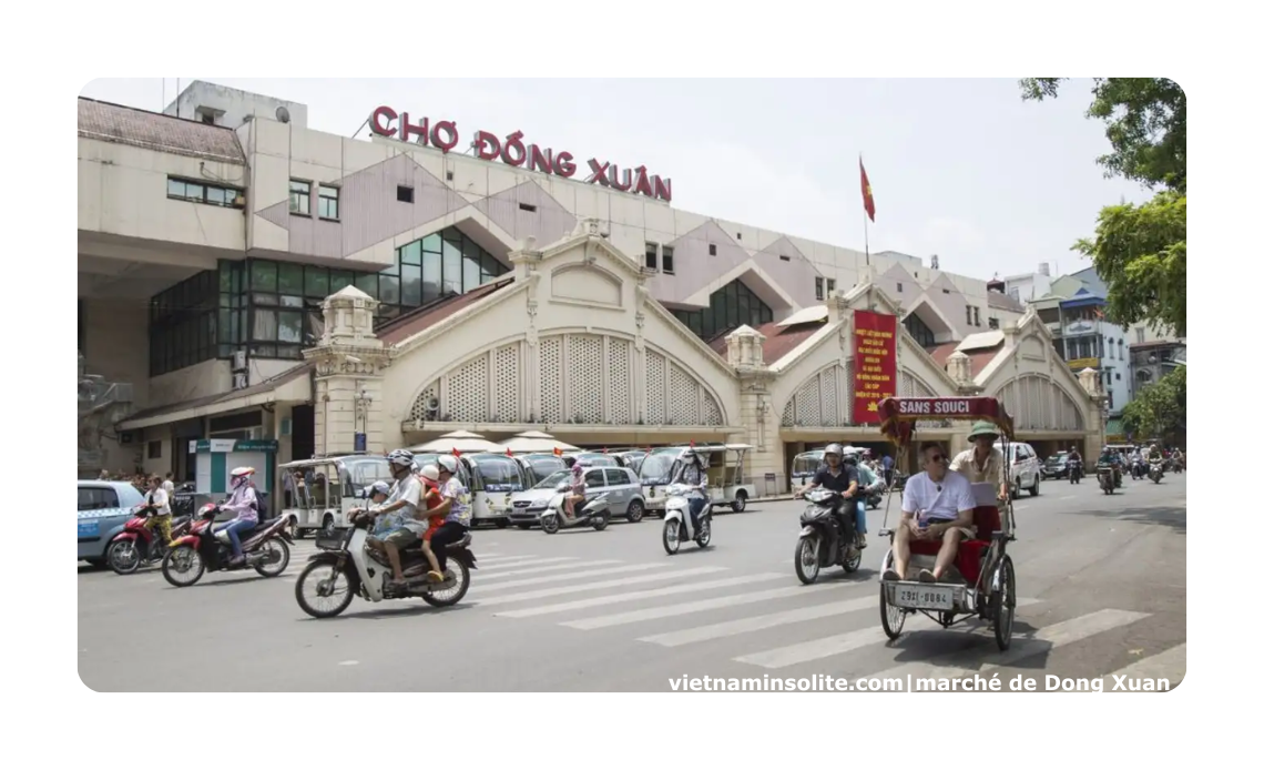 Si le marché de Dong Xuan est ouvert toute l’année, l’automne est plus doux à Hanoï donc les visites aussi.