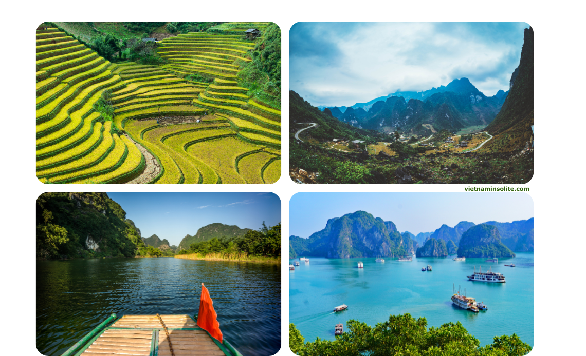 Ha Giang, Ninh Binh, Ha Long Bay, Sapa à la belle saison 