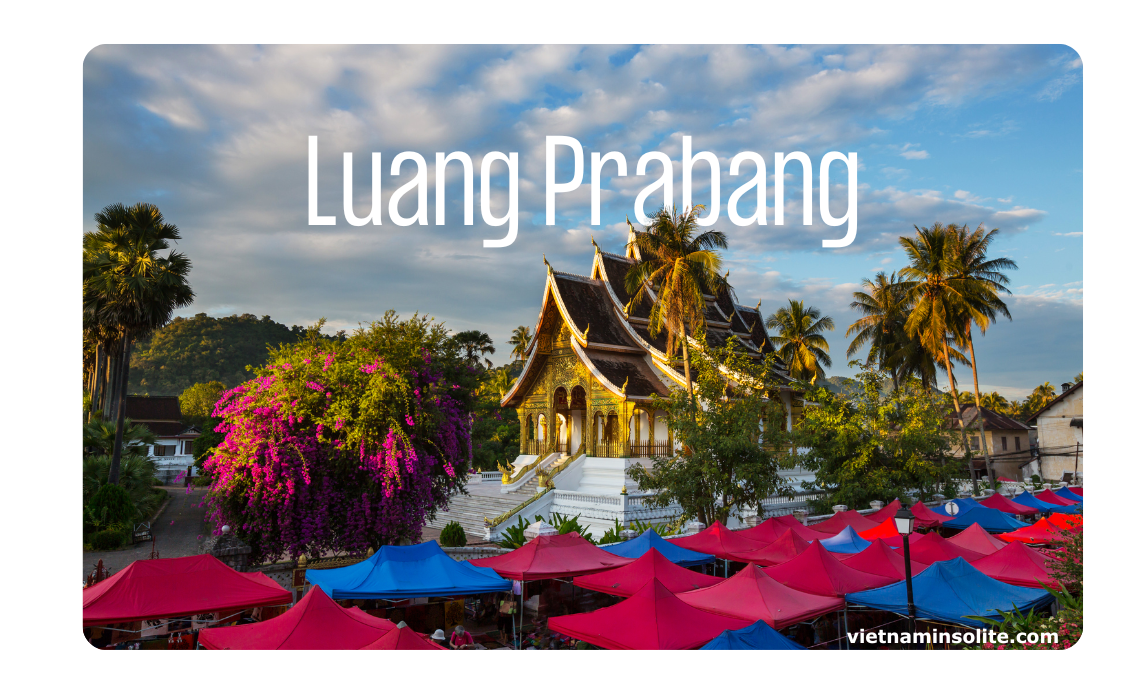 Encerclée par ses reliefs verdoyants, Luang Prabang l'ancienne capitale royale,  offre à ses visiteurs une vue imprenable sur la culture, la spiritualité et l’histoire Lao