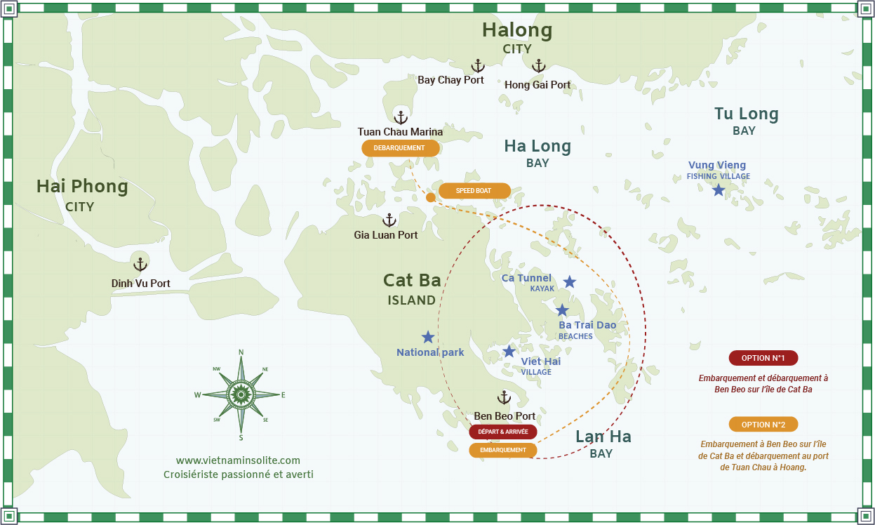 Carte de Cat Ba 