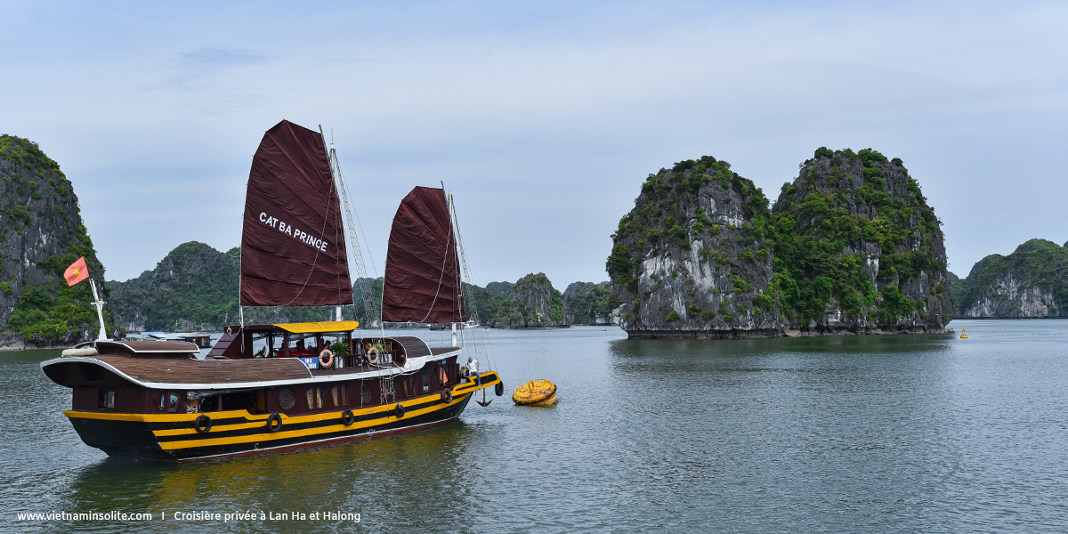 CatBa Prince jonque traditionnelle sur Halong