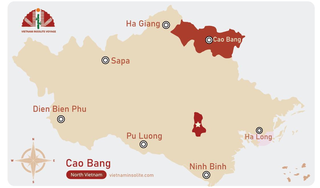 Map of cao bang