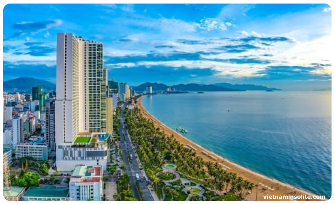 Plage au centre Nha Trang, Tran Phu