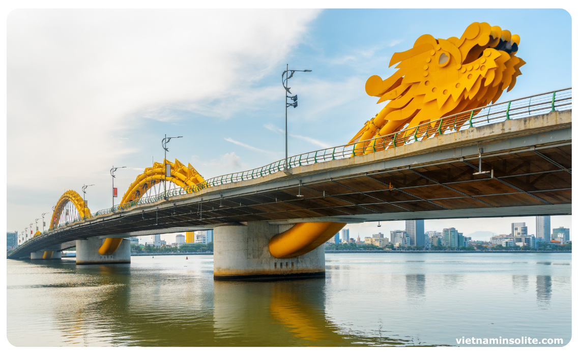 Pont du Dragon, pont emblematique à Danang