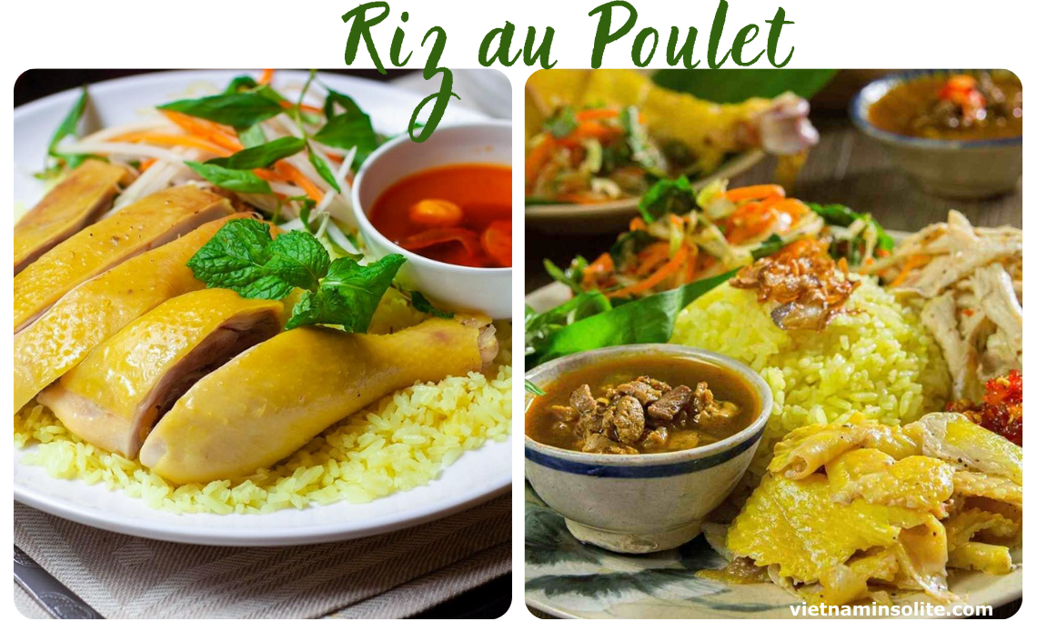 Riz au poulet, plat typique au centre du vietnam