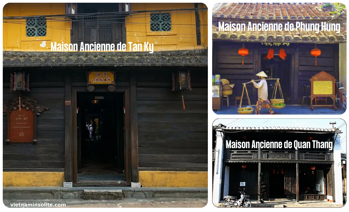 Les maisons anciennes de Hoi An ont survécu aux siècles et ont conservé leur beauté architecturale d'origine.