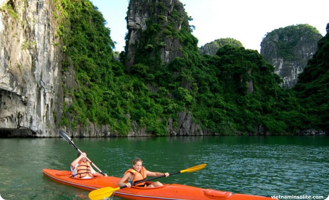 kayak à Cat Ba