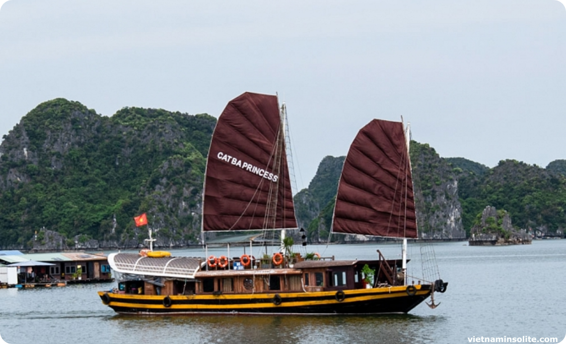 Croisiere et jonque à Lan Ha  ou Ha Long 